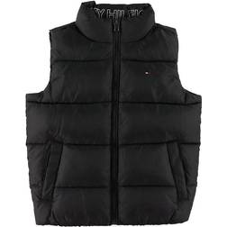 Tommy Hilfiger Boys' quilted gilet, Black