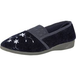 Zedzzz Mens Fabian Checked Textile Slippers