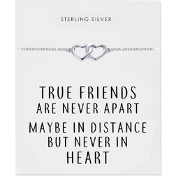 Philip Jones Sterling Heart Link Bracelet