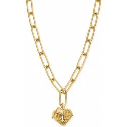 ChloBo Link Chain Faith And Love Necklace