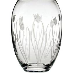 Royal Scot Crystal Wild Tulip 18cm Barrel Vase