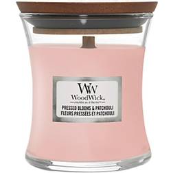 Woodwick Pressed Blooms and Patchouli Bougie Parfumée 85g