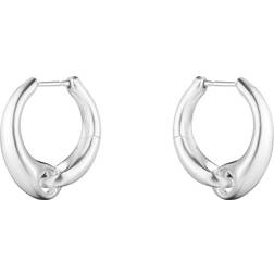 Georg Jensen Reflect Large Earhoops - Silver