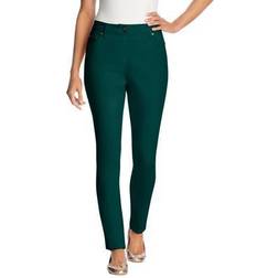 Woman Within Plus Women's Stretch Skinny Jean in Emerald (Size WP)