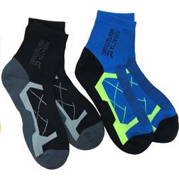 Regatta Pack de 2 Paires de Chaussettes Techniques - Bleu