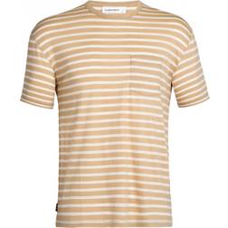 Icebreaker Merino Granary T-Shirt mit Brusttasche - Metro Heather