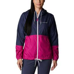 Columbia Women's Flash Forward Hood Colorblock Windbreaker Jacket, Large