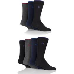 Jeff Banks Classsic Crown Logo Socken - Schwarz