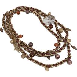 Guess UF306200 Necklace - Gold/Brown