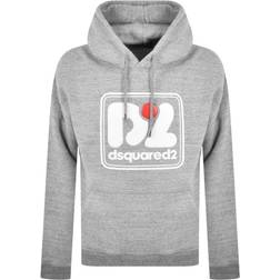 DSquared2 Logo Pullover Hoodie - Grey