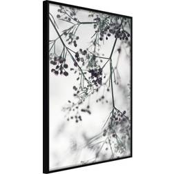 Artgeist med ramme Sprinkled with Flowers Sort med passepartout 40x60 Billede