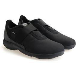 Geox Symbol Smooth Leather Sneakers - Noir