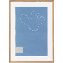 Iittala Alvar Aalto 50x70 Cm Sketch Blue Papir Blå 1062144 Billede 50x70cm