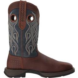 Durango Boot Rebel - Dark Brown/Blue