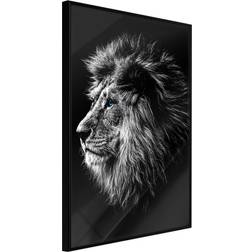 Artgeist med ramme Old King Sort 30x45 Plakat