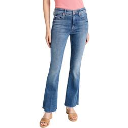 Mother The Weekender Fray Flare-Leg Jeans GROOVY KIND OF