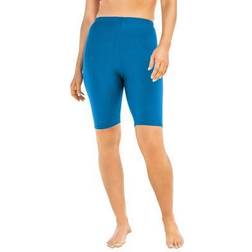 Plus Women's Swim Bike Short by Swim 365 in Azzure (Size 38) Swimsuit Bottoms