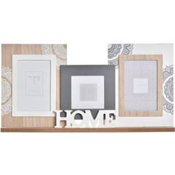 Dkd Home Decor "Fotoram Trä Mandala Naturell (48 x 6 x 24,5 cm) Ram