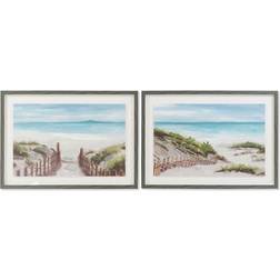 Dkd Home Decor S3028240 Framed Art 70x50cm 2pcs