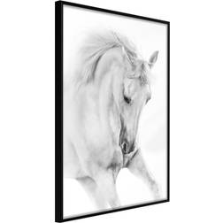 Artgeist med ramme Beauty in Motion Sort med passepartout 30x45 Billede