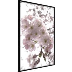 Artgeist med ramme Spring Visit Sort 30x45 Plakat