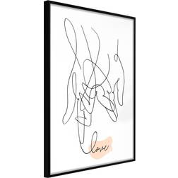 Artgeist Complicated Love Svart Poster