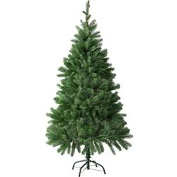 tectake Lifelike Green Christmas Tree 140cm