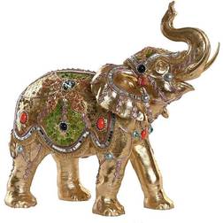 Dkd Home Decor Elefant Harts Kolonial (33 x 15,5 x 31 cm) Prydnadsfigur