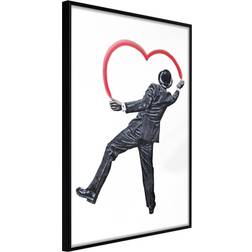 Artgeist med ramme Vandal Heart Sort 20x30 Plakat