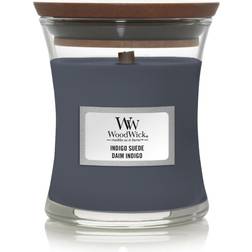 Woodwick Indigo Suede, 85 g Duftlys