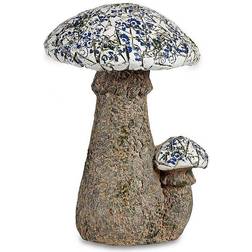 Dekorativ Havefigur Mosaik Champignon 29 x 44 x 32 cm Dekorationsfigur