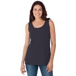 Woman Within Plus Women's Scoop Neck Tank in (Size 5X) Top