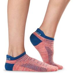 Fitness-Mad Womens/ladies Two Tone Sports Socks (coral/blue)