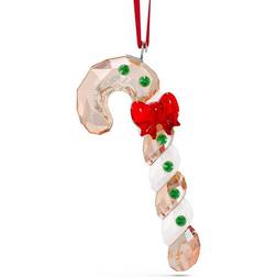 Swarovski Holiday Cheers Gingerbread Candy Cane Christmas Tree Ornament 5.9cm