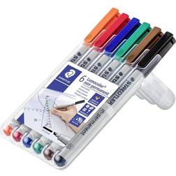 Staedtler Folienstift Lumocolor 312 non-permanent breit 6 St