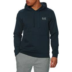 EA7 Emporio Armani Logo Hoodie - Navy