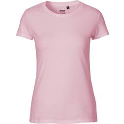 Neutral Ekologisk Dam Åtsittande T-shirt (Charcoal, 2XL)