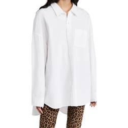R13 Drop Neck Oxford Shirt