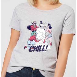 DC Comics Chill! Women's Christmas T-Shirt - Grey