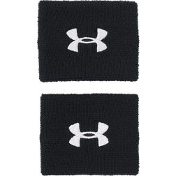 Under Armour Performance Wristband 2er Pack - Schwarz/Weiß
