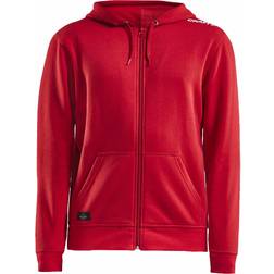 Craft Felpa con Cappuccio e Zip Community - Rouge
