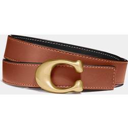 Coach Women's 25mm Sculpted Reversible Belt 1941 Saddle