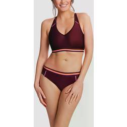 Panache Kira Active Bikini Bottoms, Mulberry