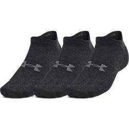 Under Armour Essential No Show 3-Pack - White