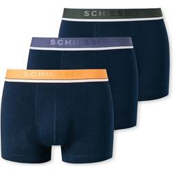 Schiesser 95-5 Organic Cotton Rio Boxer 3-pack - Navy Blue