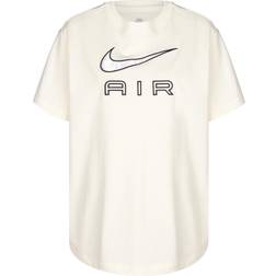 Nike Air oversized boyfriend-T-shirt med logo Ivory