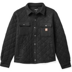 Brixton Cass Quilted Fleece Jacket (Sort, XL)