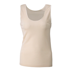 Damella Wool And Silk Tank Top Vanilla