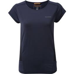 Craghoppers Womens/ladies Atmos Short Sleeved Tshirt (blue Navy)