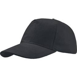 Atlantis Liberty Five Buckle Heavy Brush Cotton Panel Cap (white)